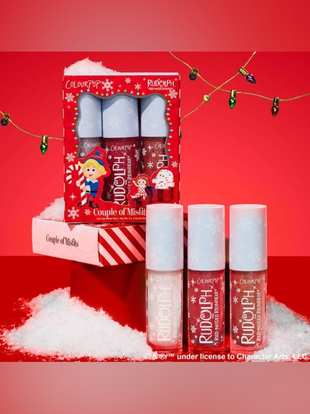 Colourpop Rudolph Lip Set - Picture 2 of 2